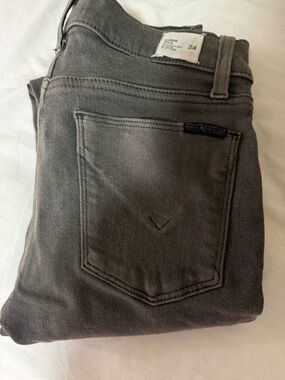 Hudson jeans Grey High-Rise Skinny Jeans